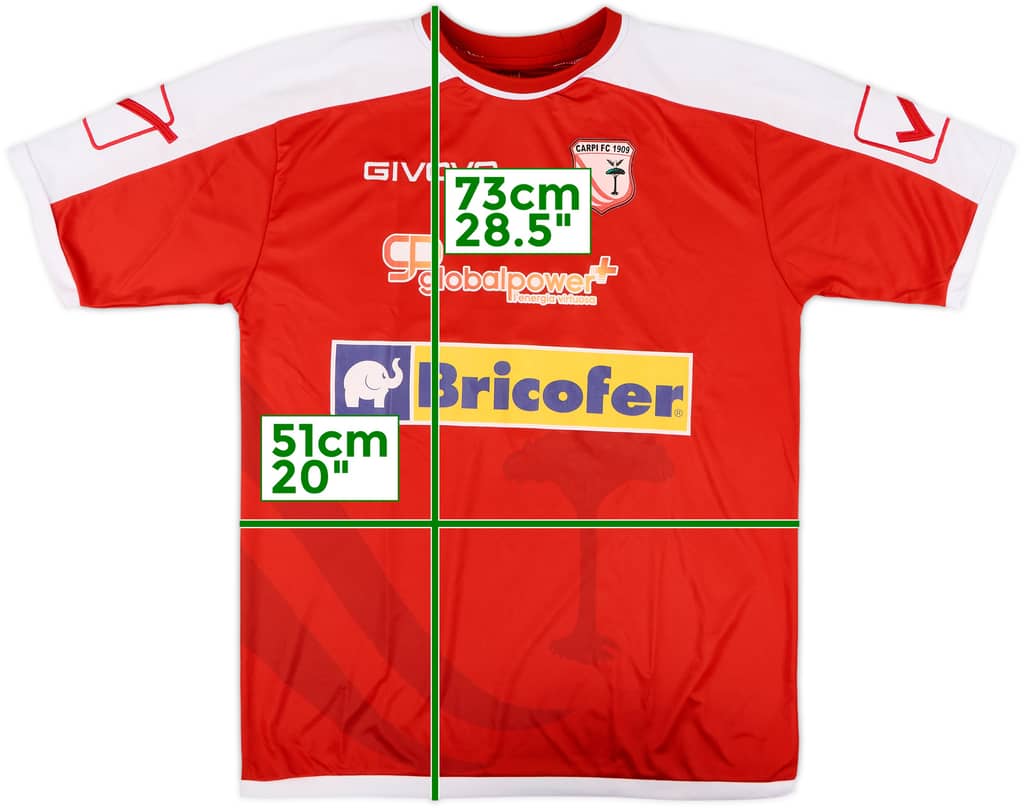 2020-21 Carpi Away Shirt - 9/10 - (L)