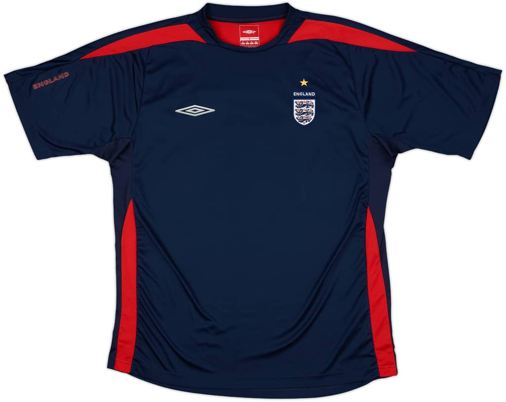 2004-05 England Umbro Training Shirt - 8/10 - (XL)
