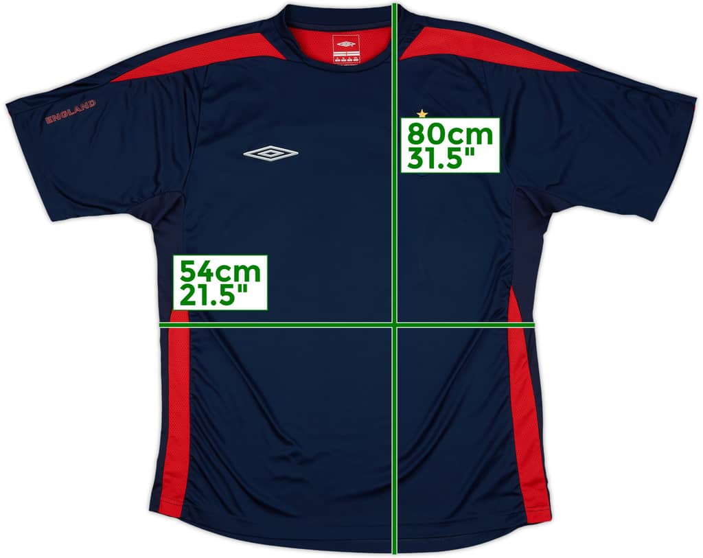 2004-05 England Umbro Training Shirt - 8/10 - (XL)