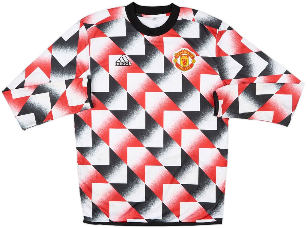 2022-23 Manchester United adidas Warm Top - 8/10 - (S)
