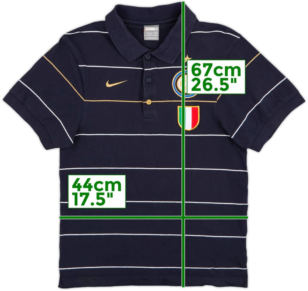 2009-10 Inter Milan Nike Polo Shirt - 9/10 - (S)