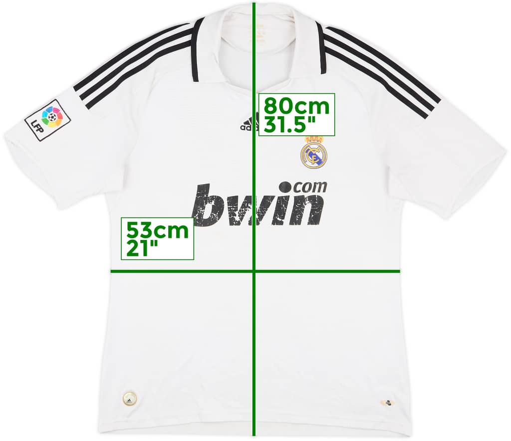 2008-09 Real Madrid Home Shirt - 4/10 - (L)