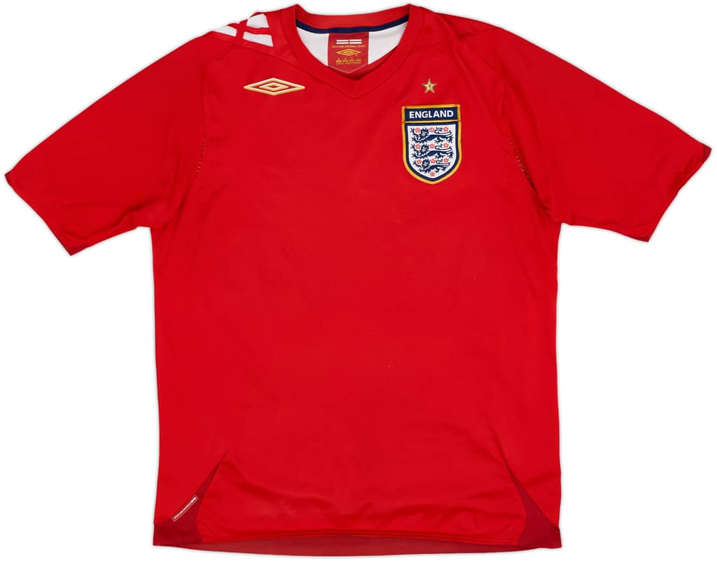 2006-08 England Away Shirt - 5/10 - (M)