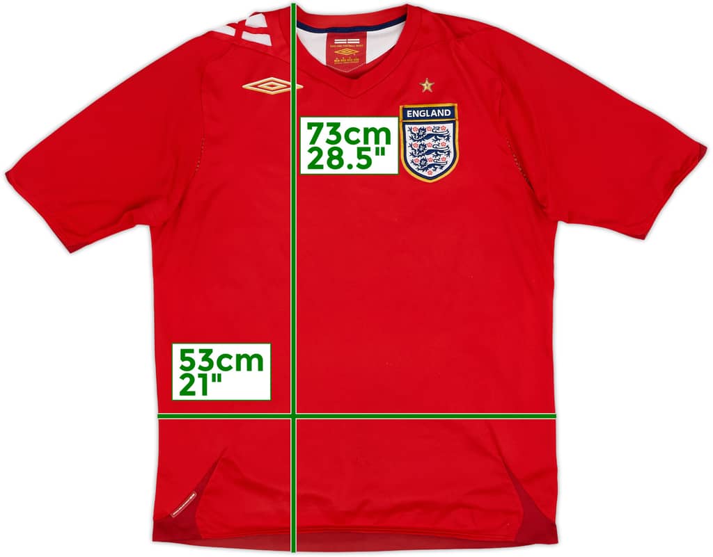 2006-08 England Away Shirt - 5/10 - (M)