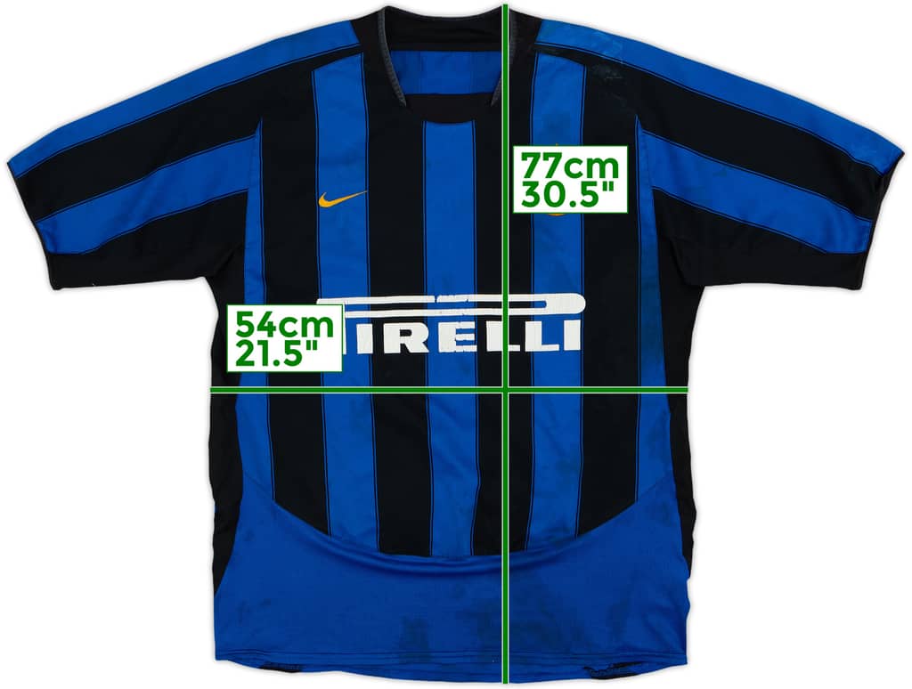 2003-04 Inter Milan Home Shirt - 5/10 - (XL)