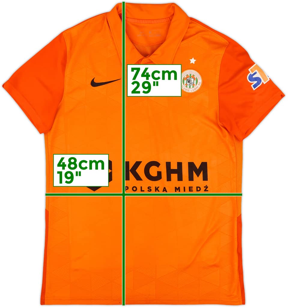 2020-21 Zaglebie Lubin Home Shirt - 7/10 - (M)