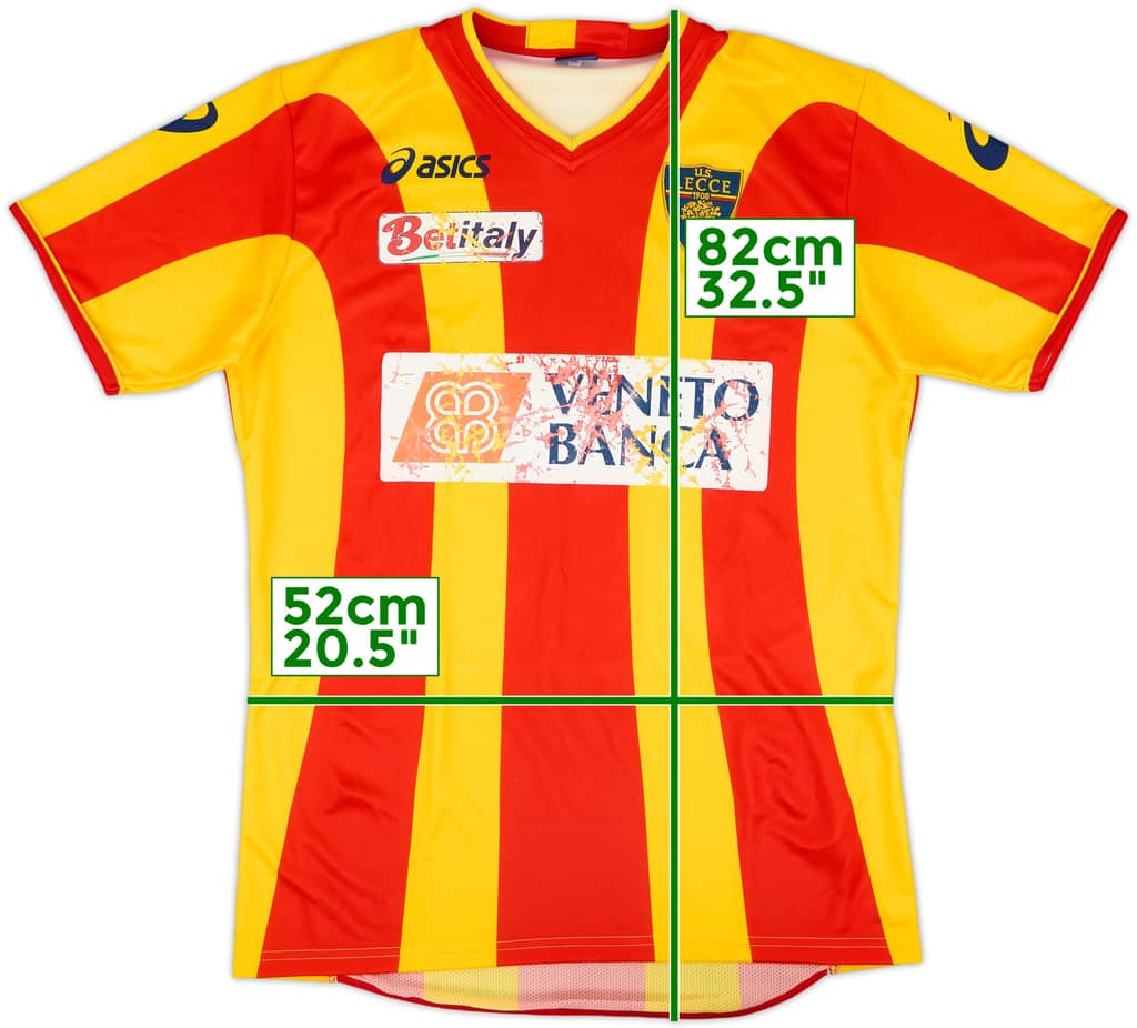 2010-11 Lecce Home Shirt - 4/10 - (XL)