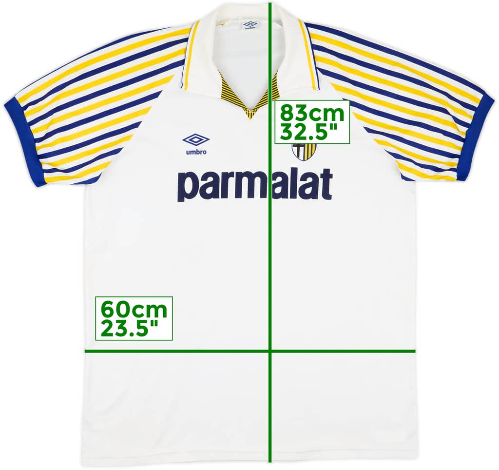 1990-91 Parma Home Shirt - 7/10 - (XL)