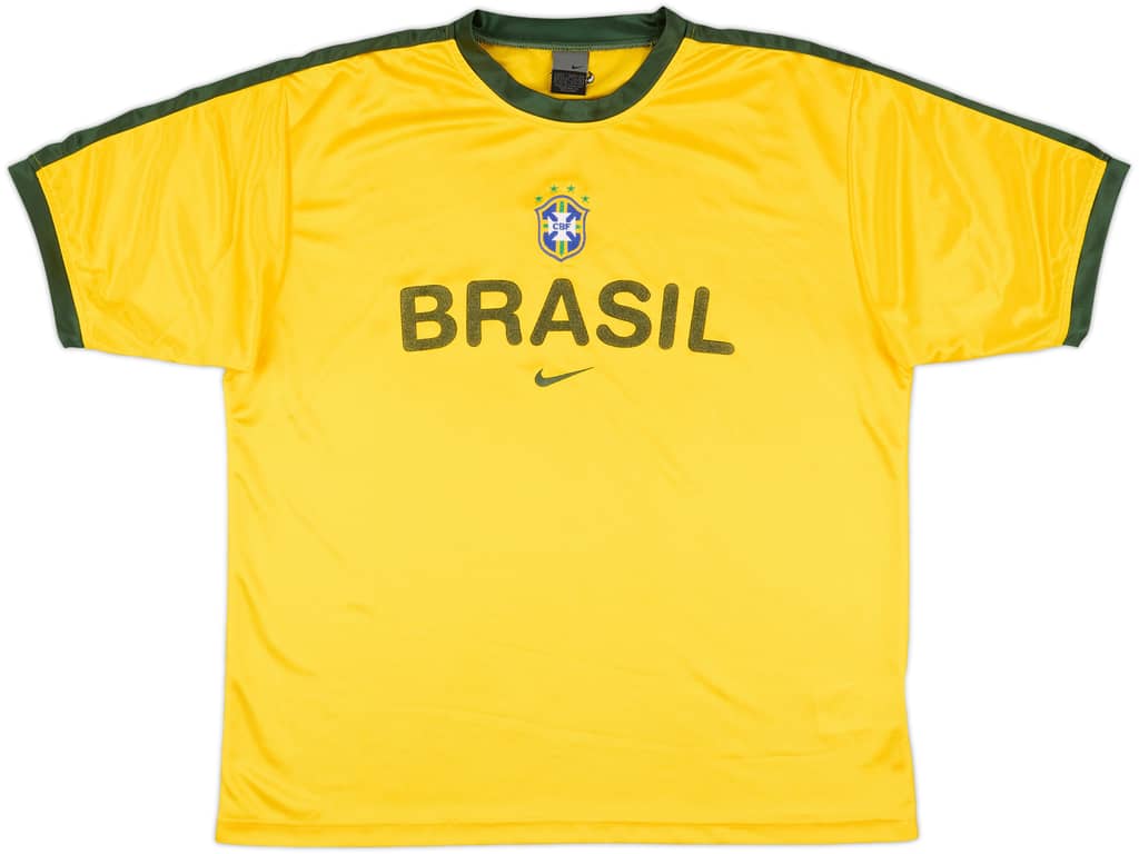 2002 Brazil Nike Training Shirt - 7/10 - (L)