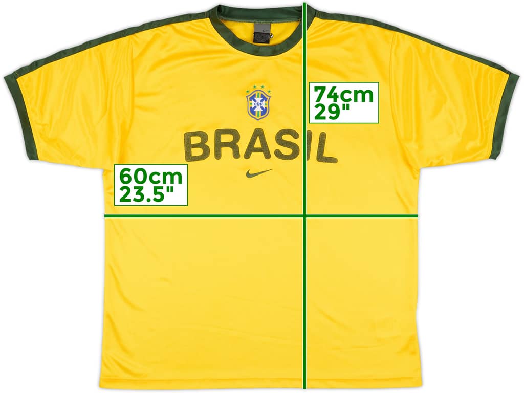2002 Brazil Nike Training Shirt - 7/10 - (L)