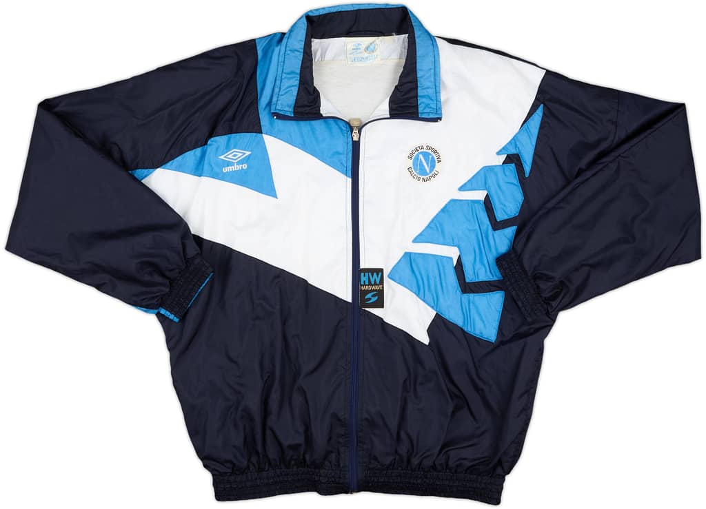 1991-93 Napoli Umbro Track Jacket - 8/10 - (XXL)