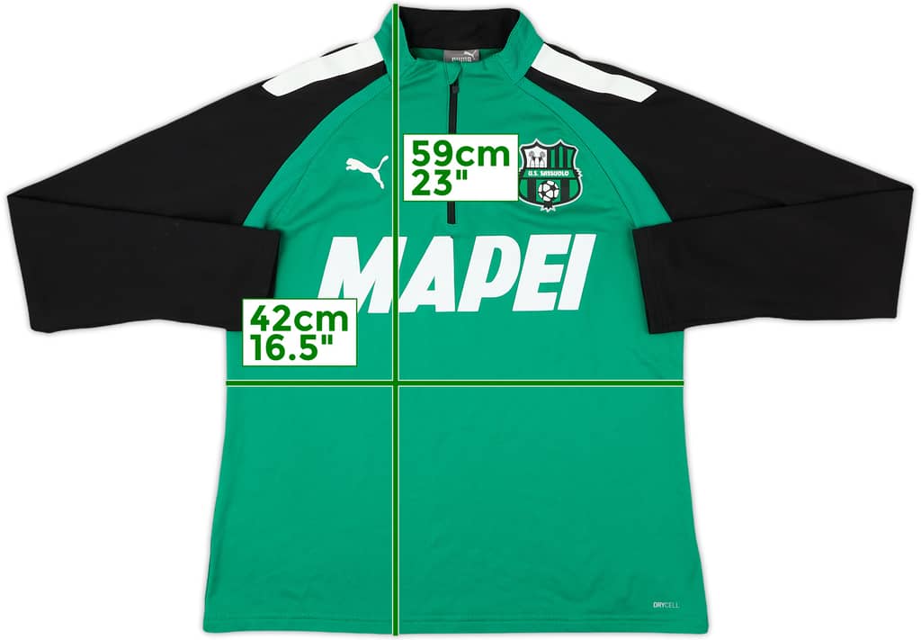 2021-22 Sassuolo Puma 1/4 Zip Drill Top - 8/10 - (Women's M)