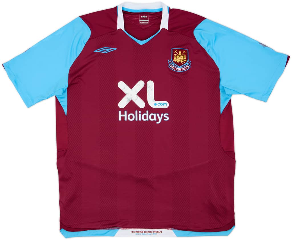 2008-09 West Ham Home Shirt - 5/10 - (XL)