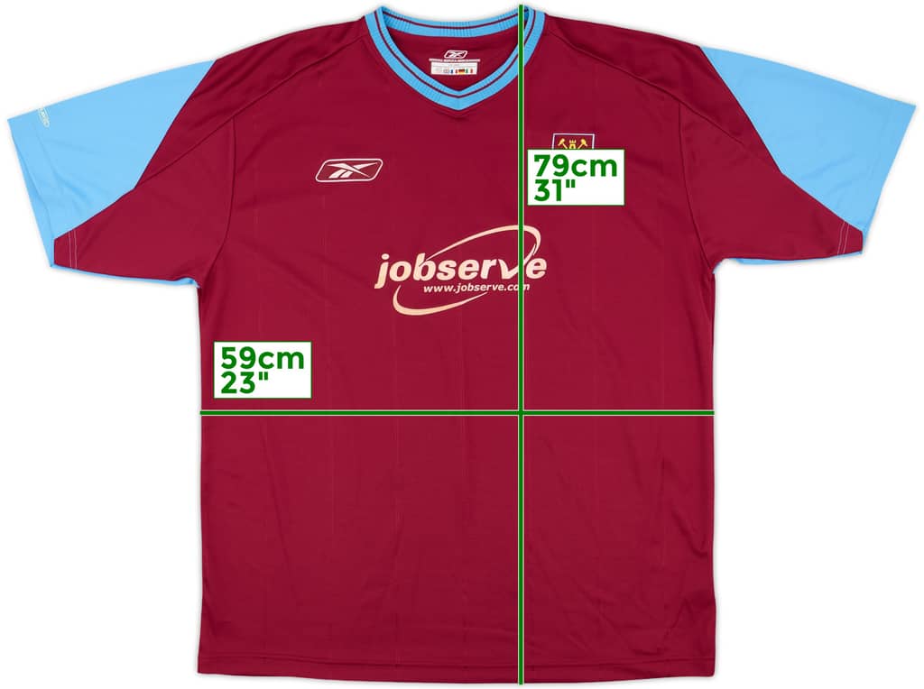 2003-05 West Ham Home Shirt - 8/10 - (L)