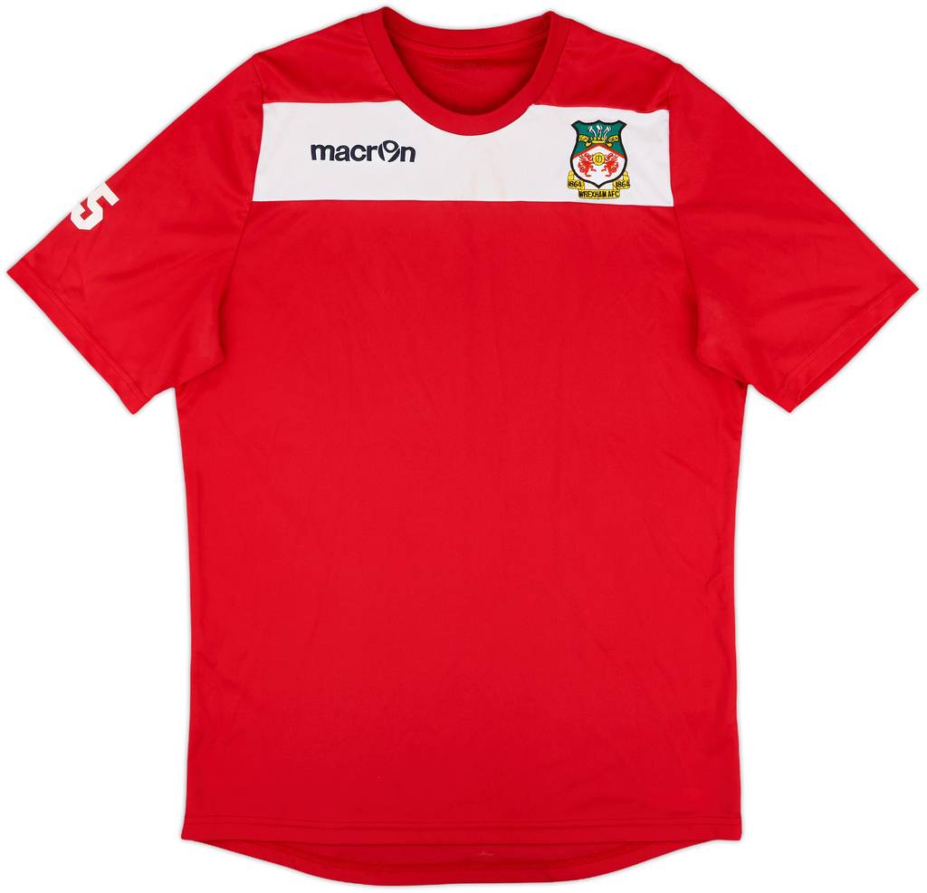 2016-17 Wrexham Player Issue Macron Training Shirt #15 - 7/10 - (L)