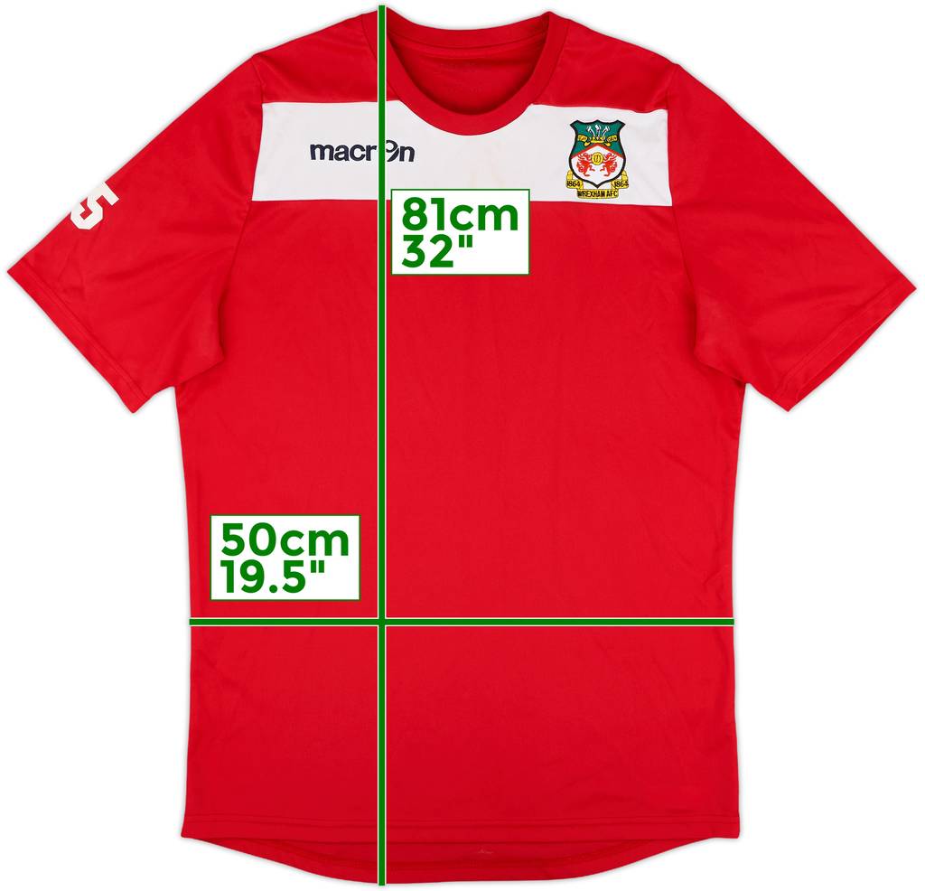 2016-17 Wrexham Player Issue Macron Training Shirt #15 - 7/10 - (L)