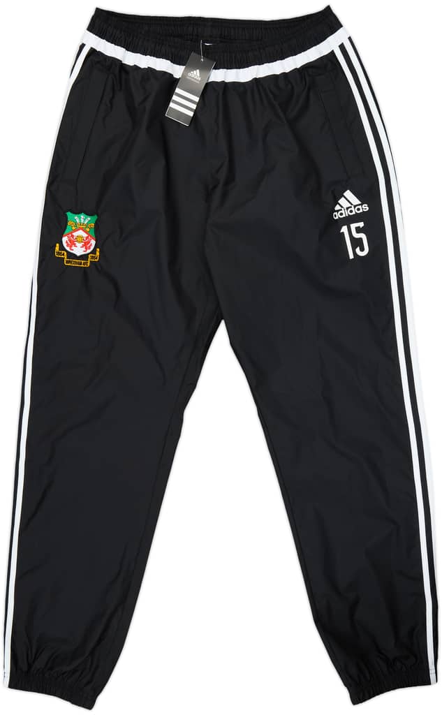 2014-15 Wrexham adidas Track Pants/Bottoms #15 (L)