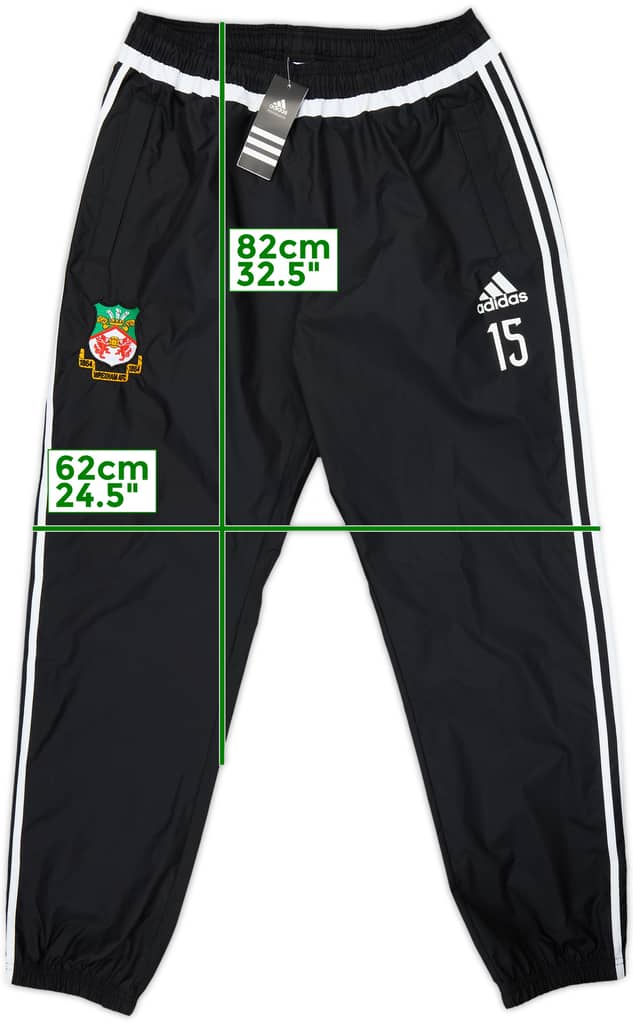 2014-15 Wrexham adidas Track Pants/Bottoms #15 (L)