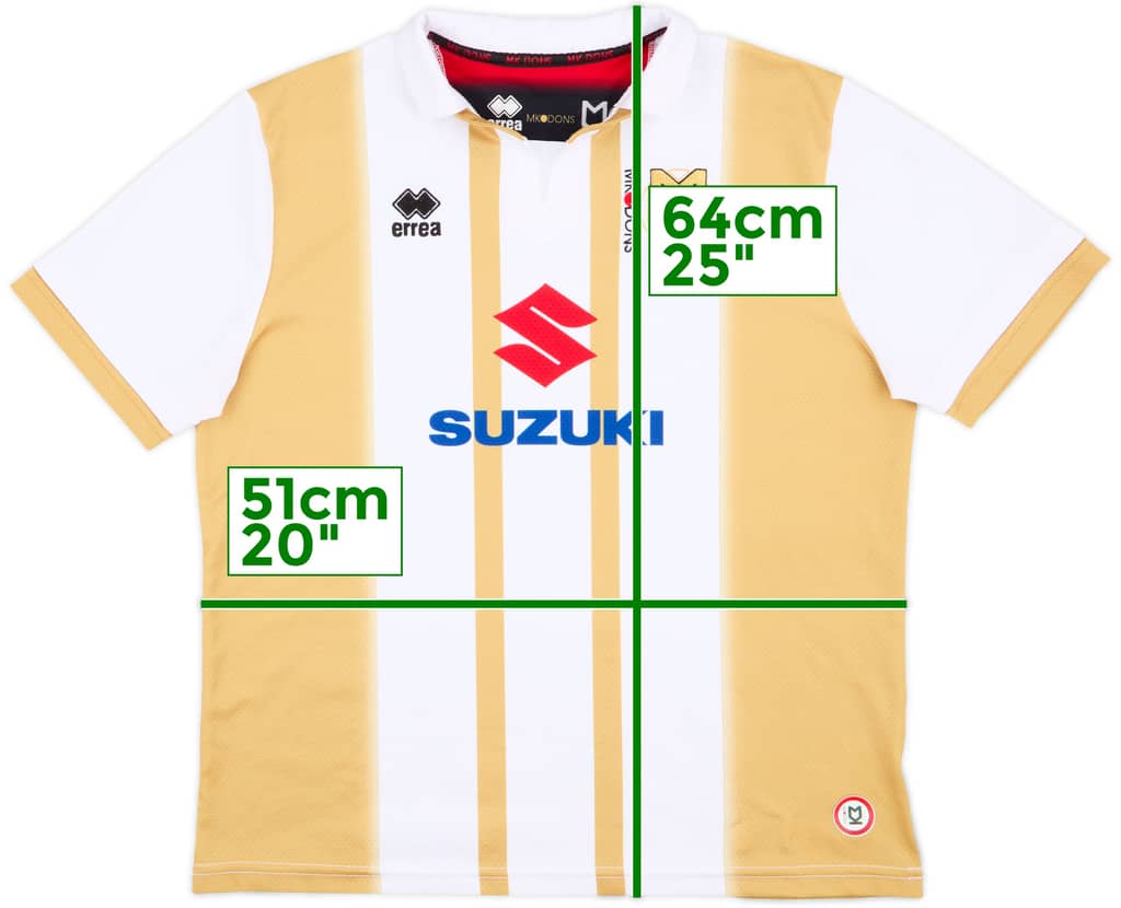 2018-19 MK Dons Home Shirt - 9/10 - (XS)