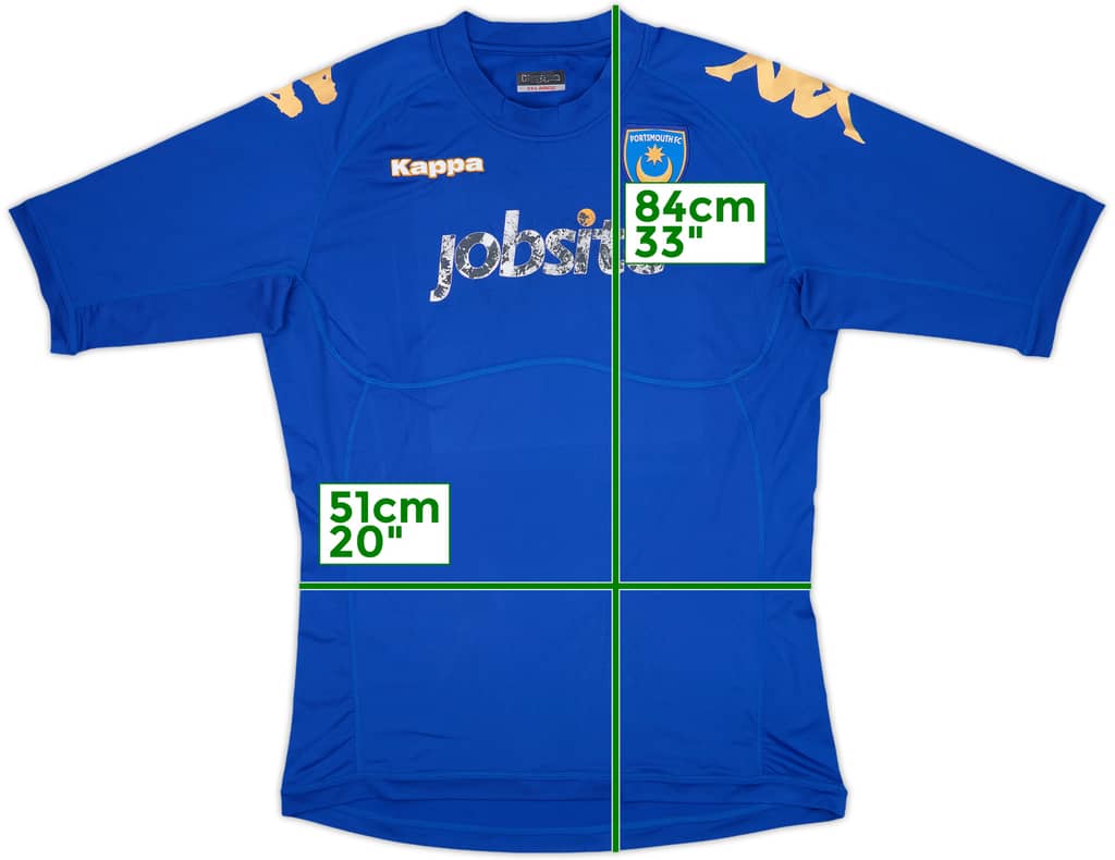 2011-12 Portsmouth Home Shirt - 4/10 - (XXL)