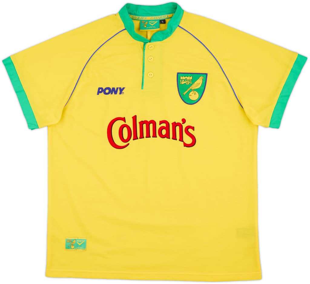 1997-99 Norwich Home Shirt - 9/10 - (L)