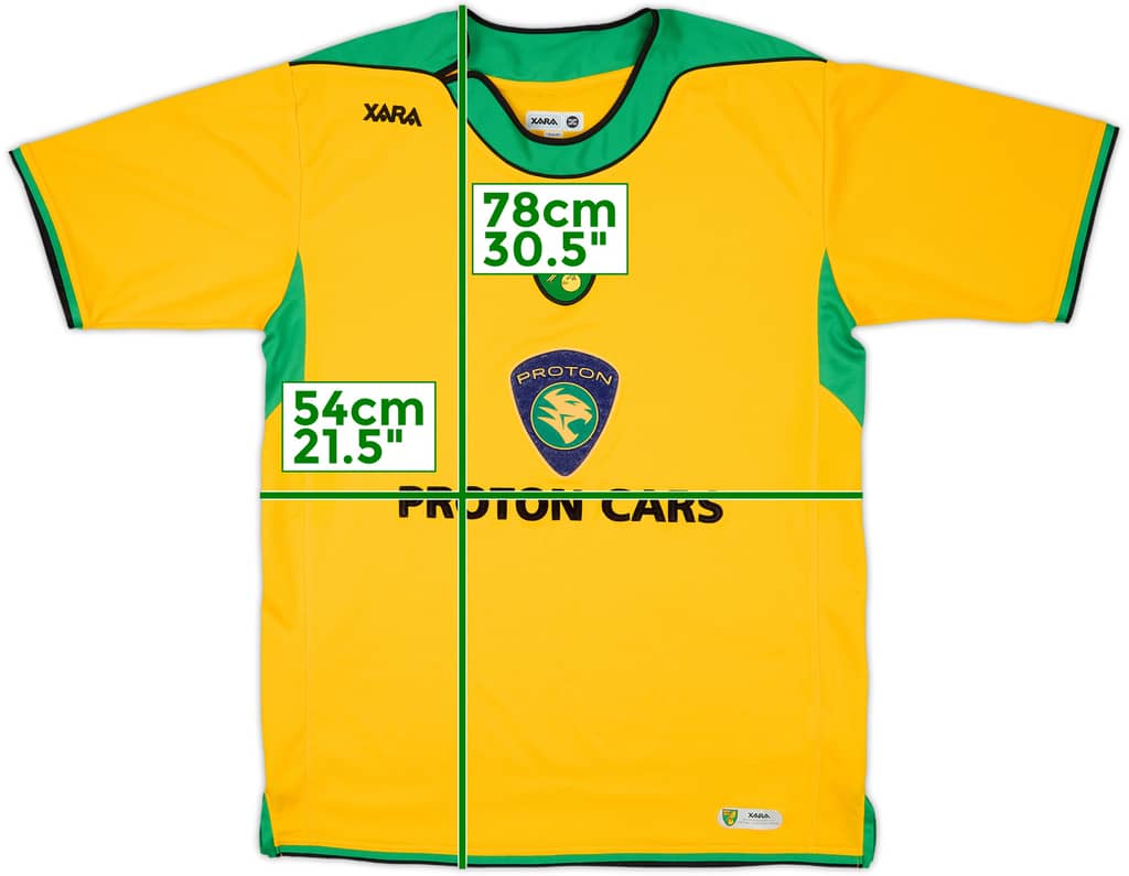 2005-06 Norwich Home Shirt - 9/10 - (M)