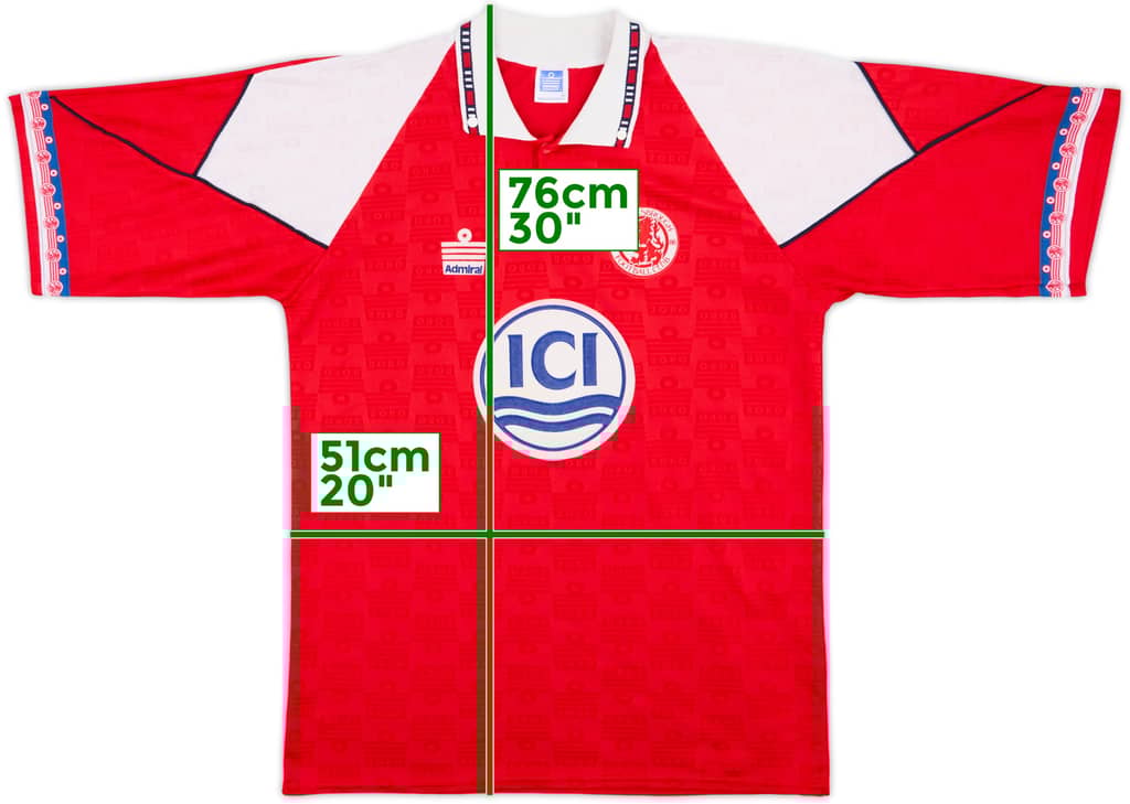 1992-94 Middlesbrough Home Shirt - 8/10 - (M)