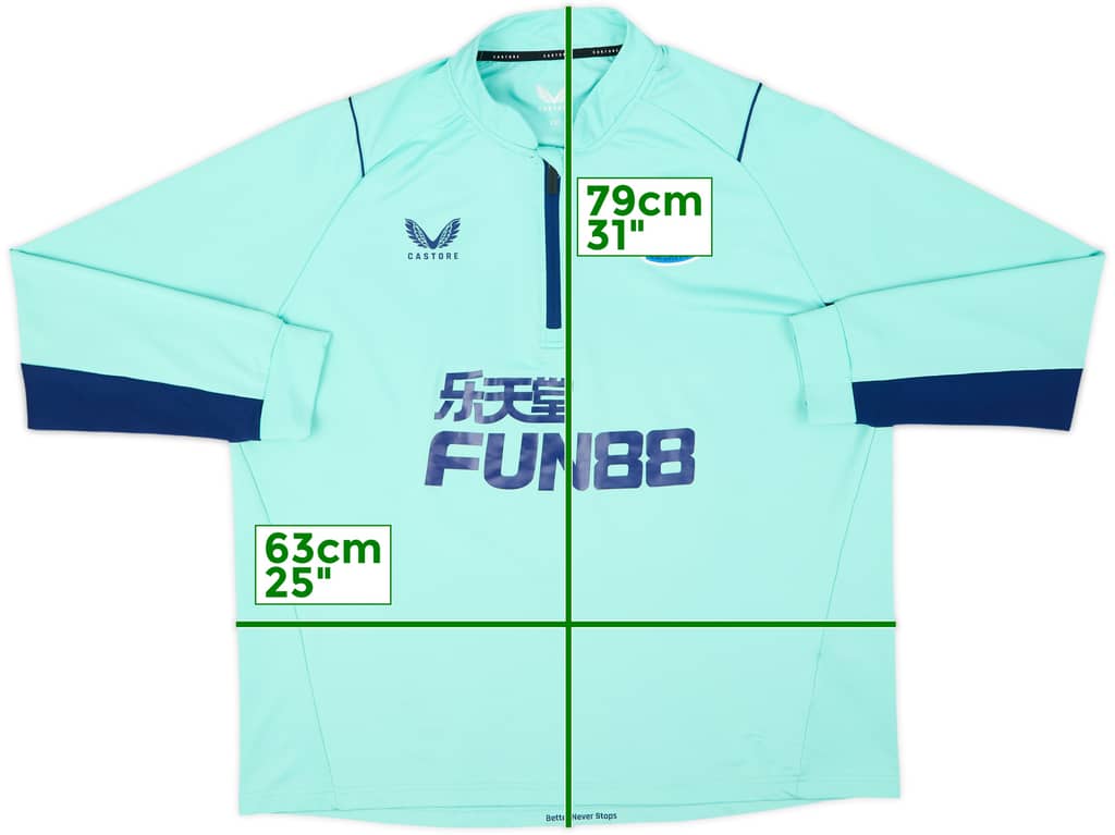2022-23 Newcastle Castore 1/4 Zip Drill Top - 8/10 - (XXL)