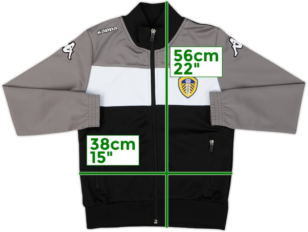 2017-18 Leeds United Kappa Track Jacket - 9/10 - (M.Boys)