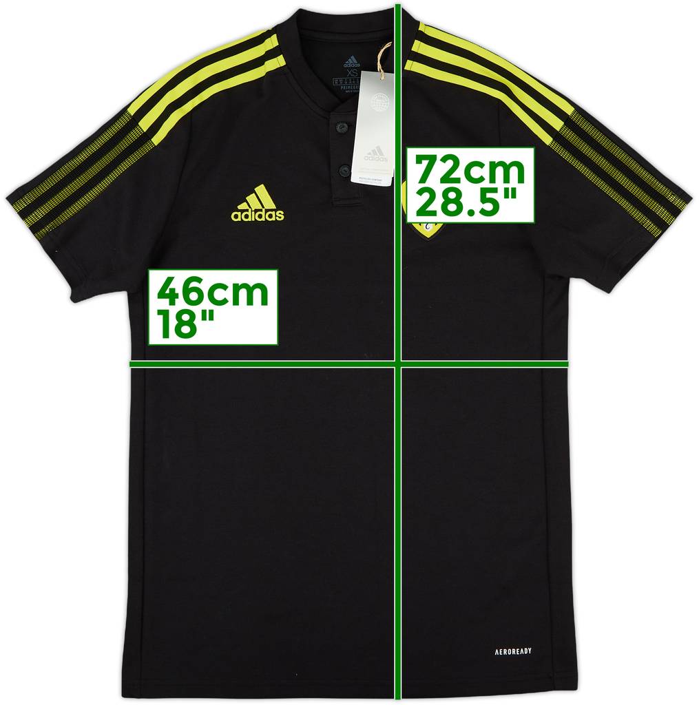 2021-22 Leeds United adidas Polo Shirt (XS)