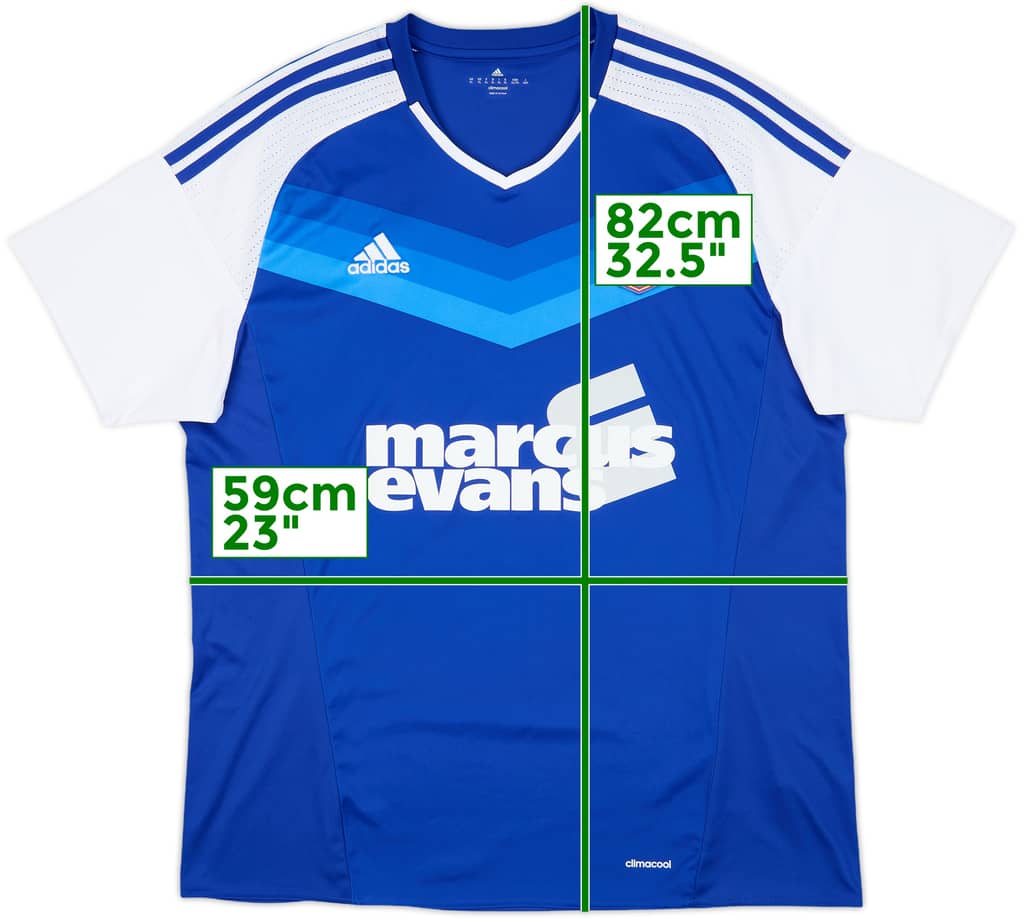 2016-17 Ipswich Home Shirt - 8/10 - (XL)