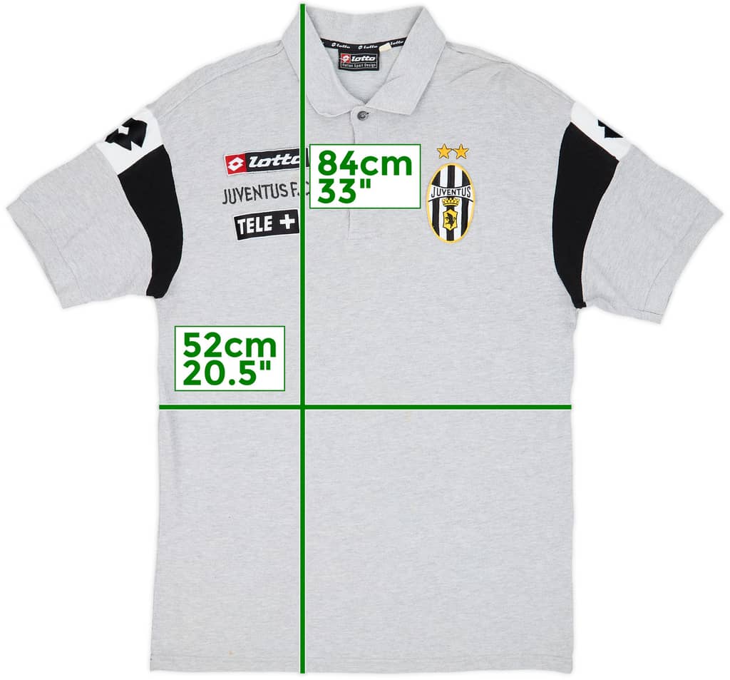 2000-01 Juventus Lotto Polo Shirt - 8/10 - (XL)