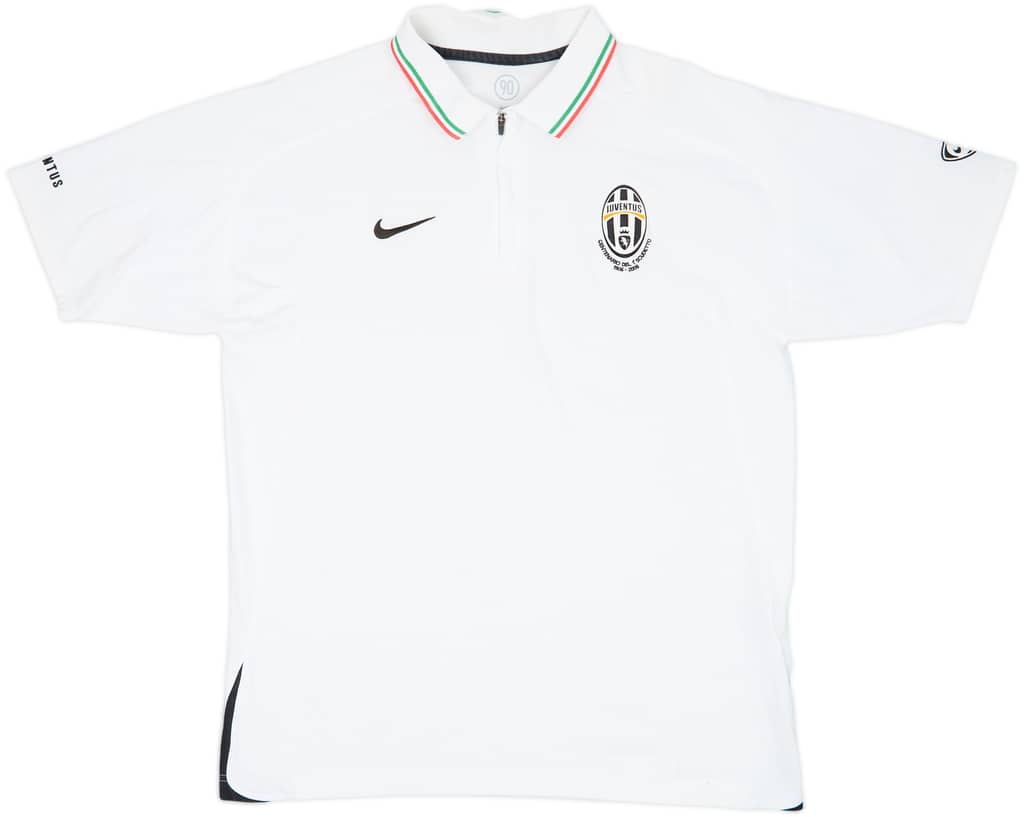 2005-06 Juventus Nike 1/4 Zip Polo Shirt - 7/10 - (XL)