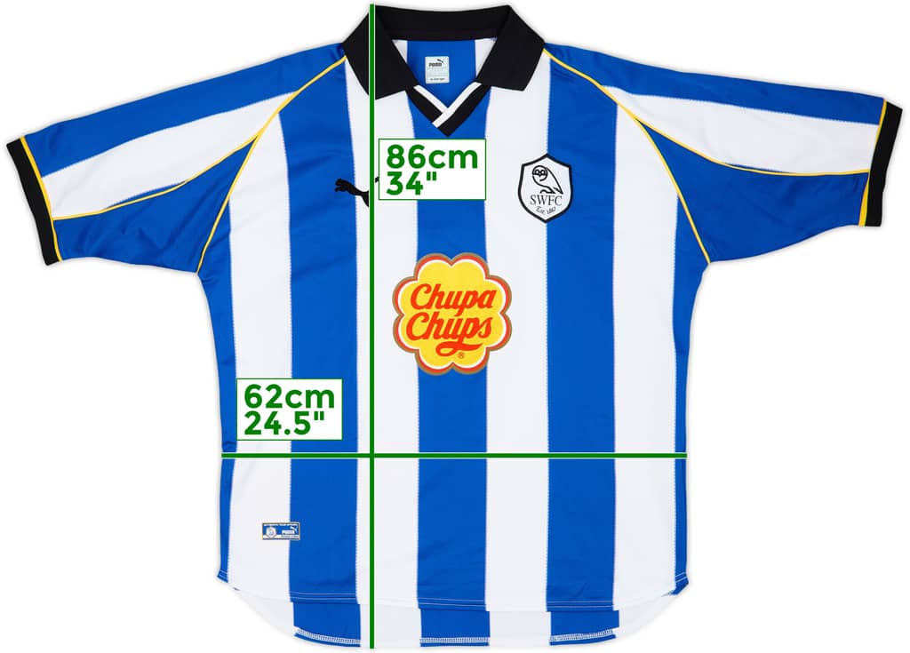 2000-01 Sheffield Wednesday Home Shirt - 9/10 - (XL)