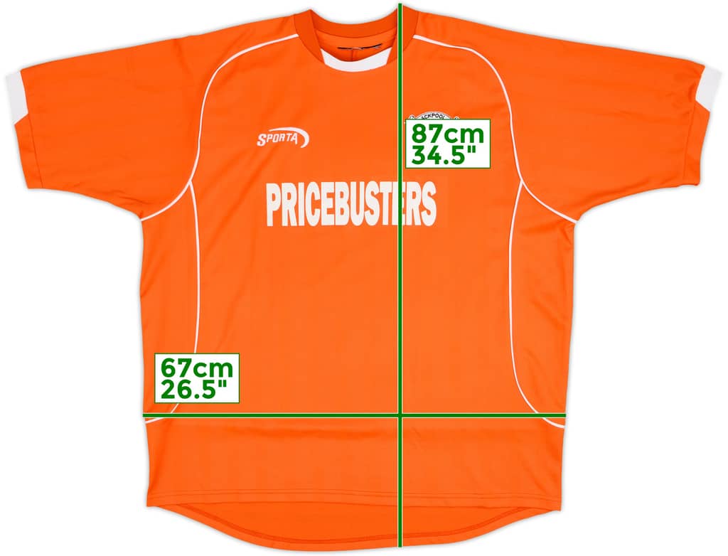 2004-05 Blackpool Home Shirt - 8/10 - (XXL)