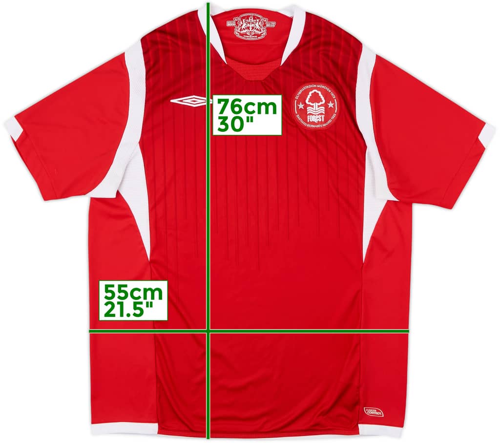 2009-10 Nottingham Forest Home Shirt - 8/10 - (L)