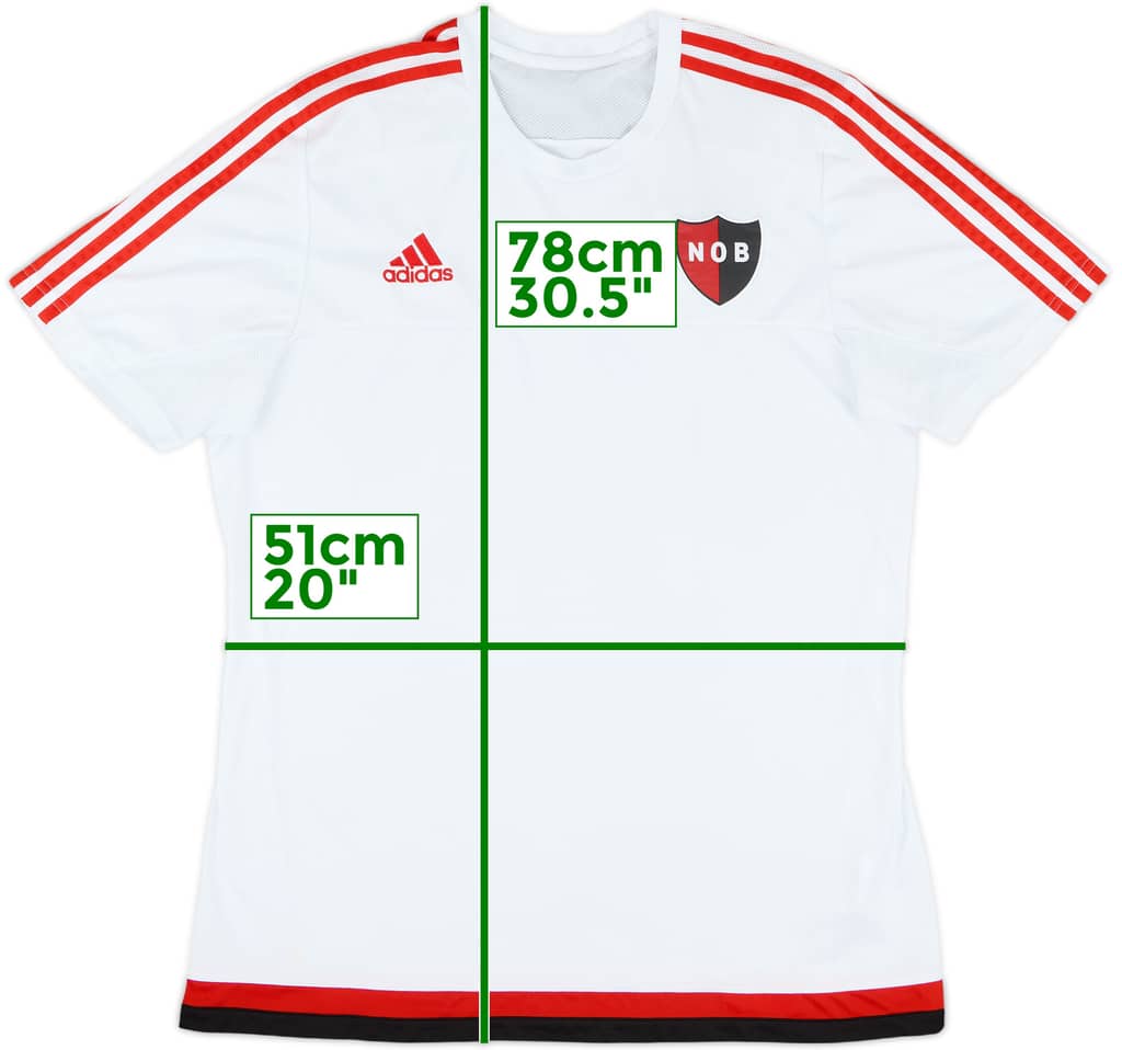 2015-16 Newell's Old Boys adidas Training Shirt - 8/10 - (L)