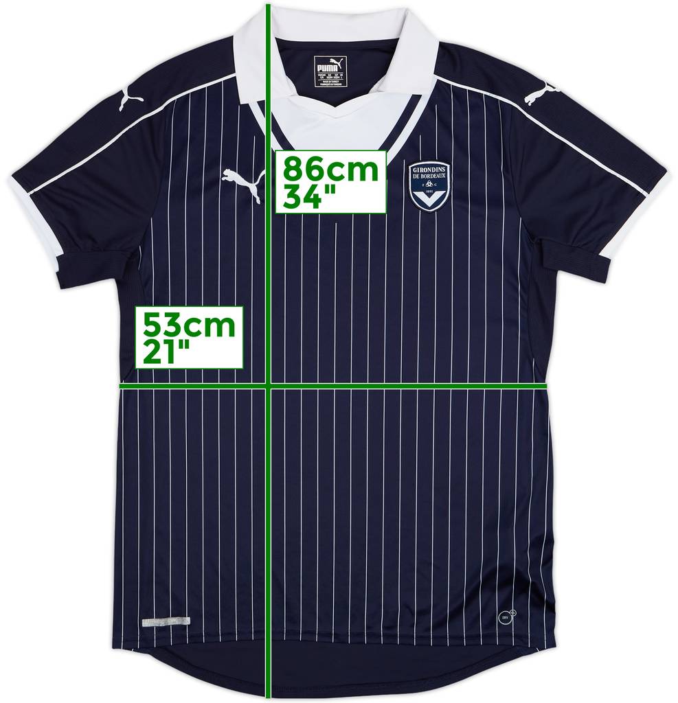 2016-17 Bordeaux Home Shirt - 8/10 - (L)