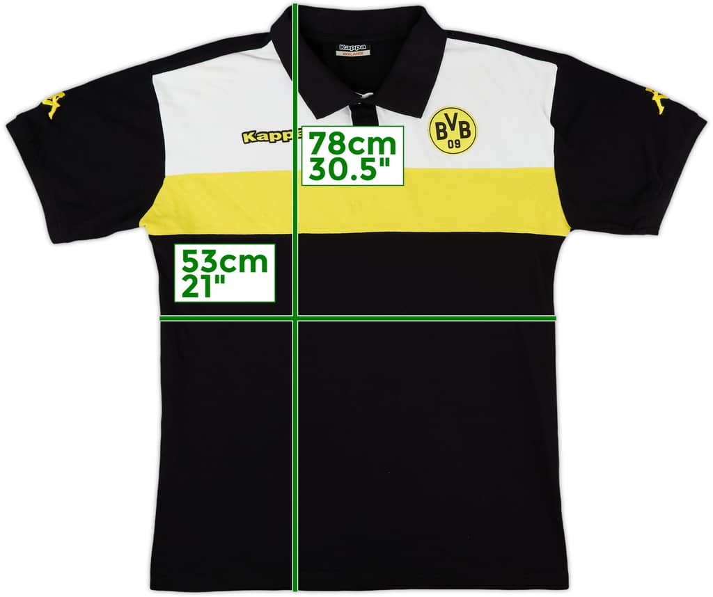 2009-10 Borussia Dortmund Kappa Polo Shirt - 7/10 - (3XL)