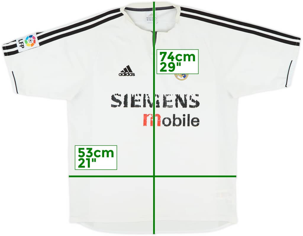 2003-04 Real Madrid Home Shirt - 4/10 - (M)