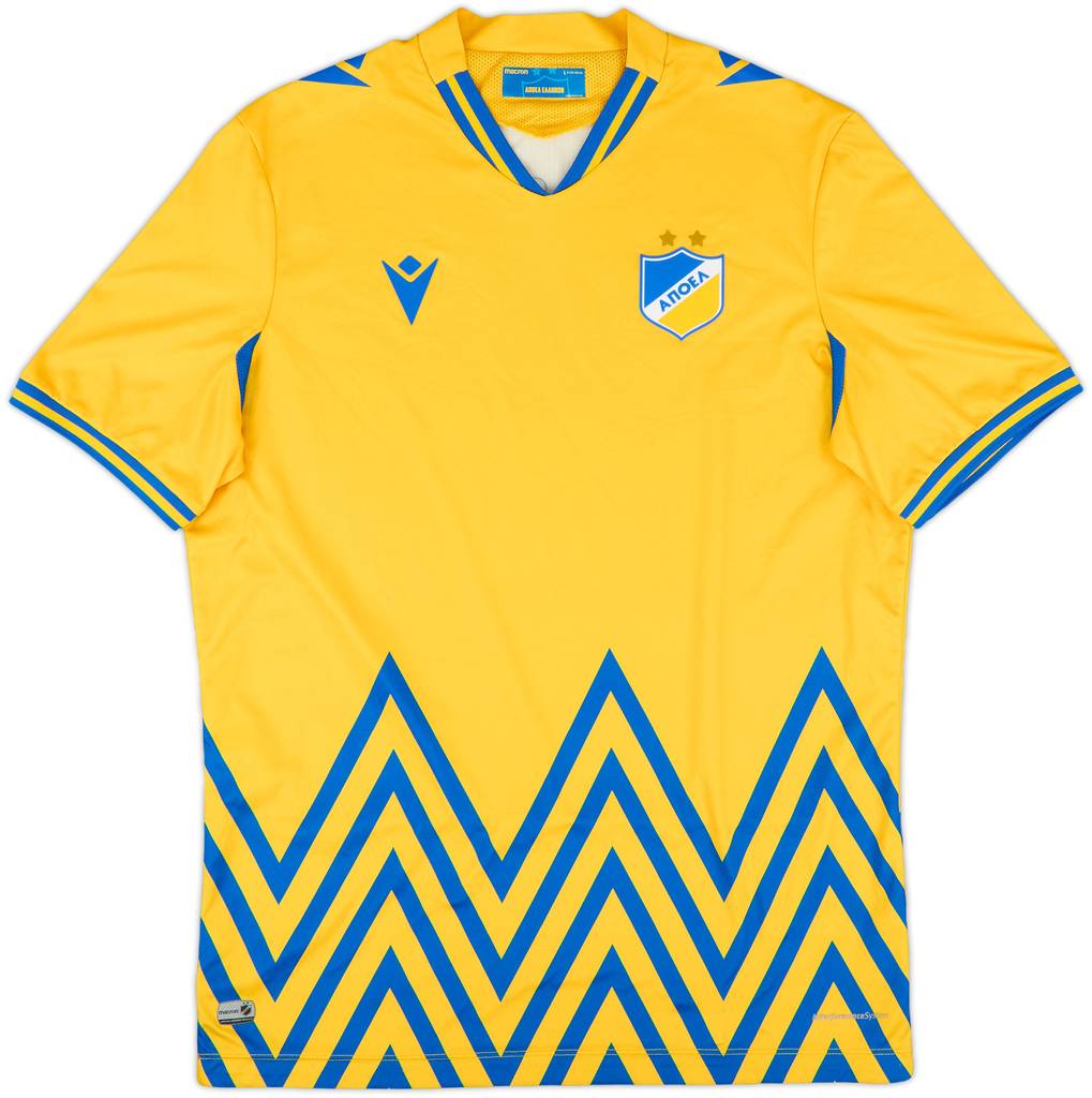 2021-22 APOEL Nicosia Home Shirt - 9/10 - (L)