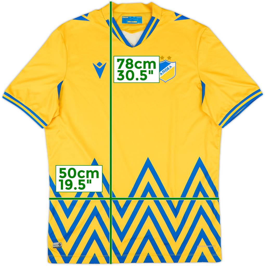 2021-22 APOEL Nicosia Home Shirt - 9/10 - (L)