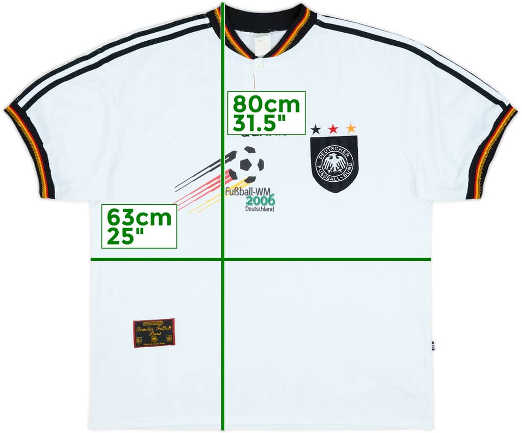 1996-98 Germany Home Shirt - 6/10 - (XXL)