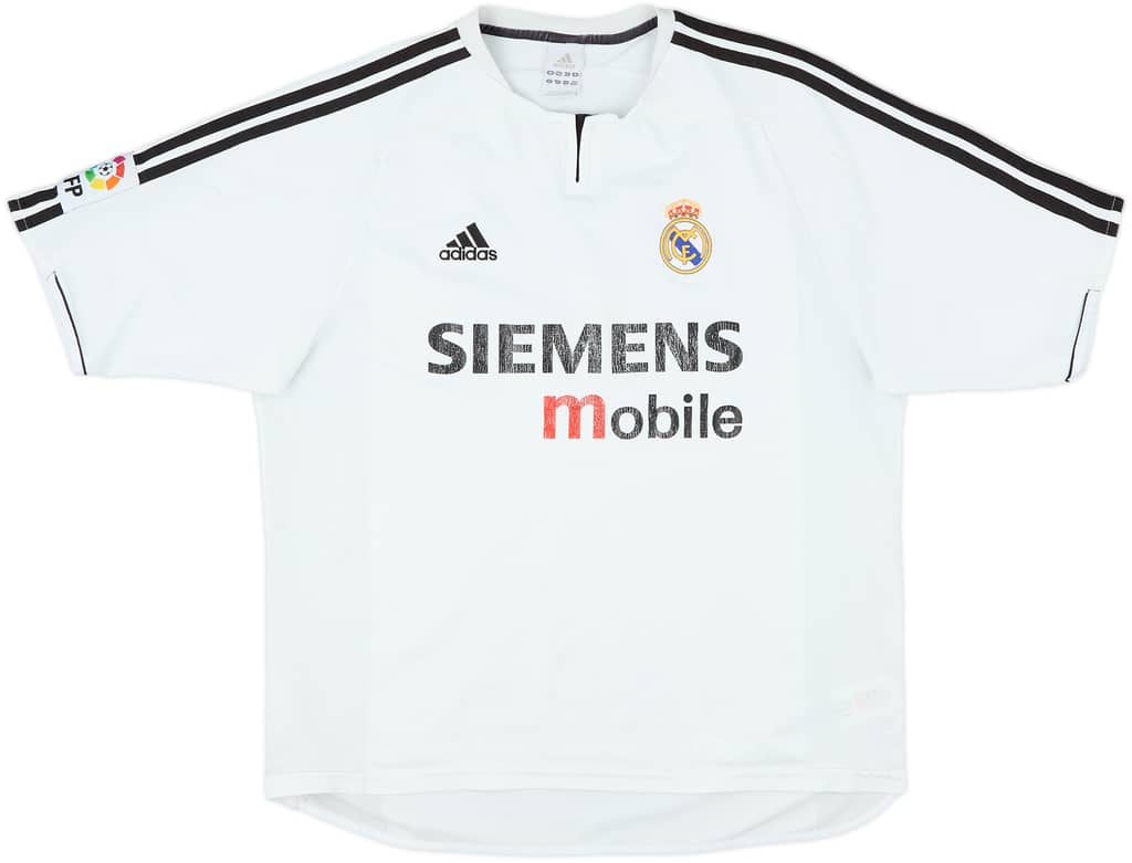2003-04 Real Madrid Home Shirt - 5/10 - (L)