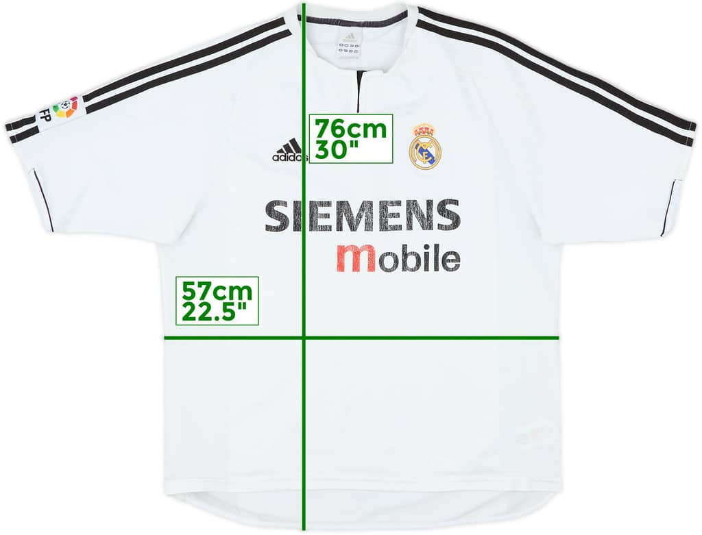 2003-04 Real Madrid Home Shirt - 5/10 - (L)