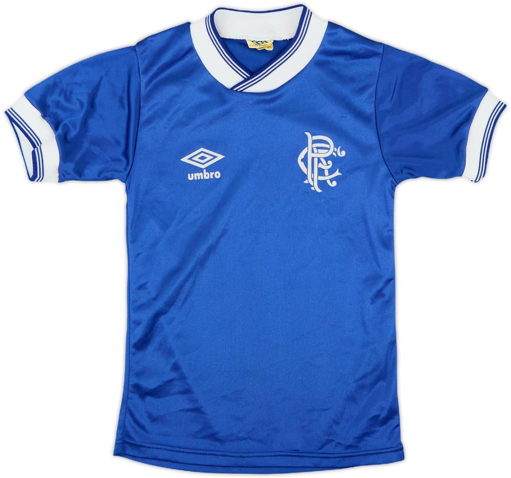 1984-87 Rangers Home Shirt - 10/10 - (S.Boys)