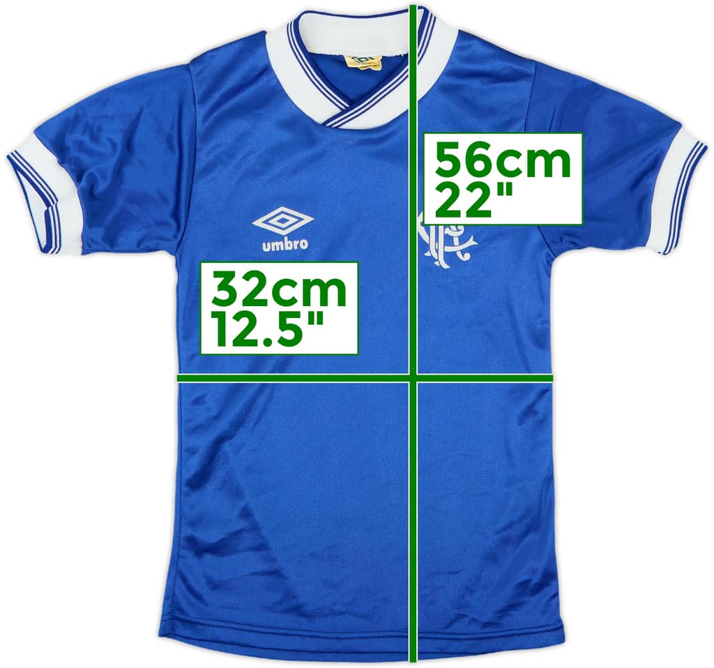 1984-87 Rangers Home Shirt - 10/10 - (S.Boys)