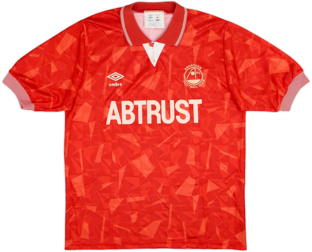 1990-91 Aberdeen Home Shirt - 8/10 - (S)