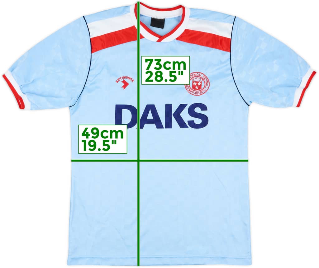 1988-90 Hamilton Academical Away Shirt - 9/10 - (M)