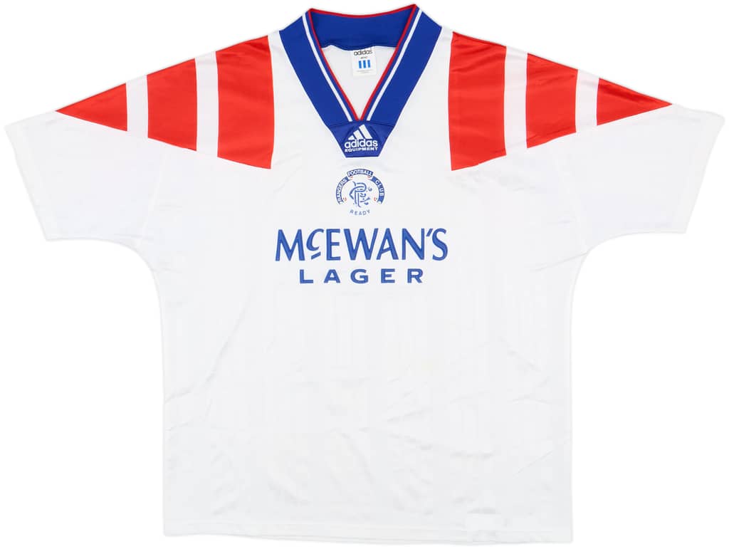 1992-93 Rangers Away Shirt - 8/10 - (M/L)